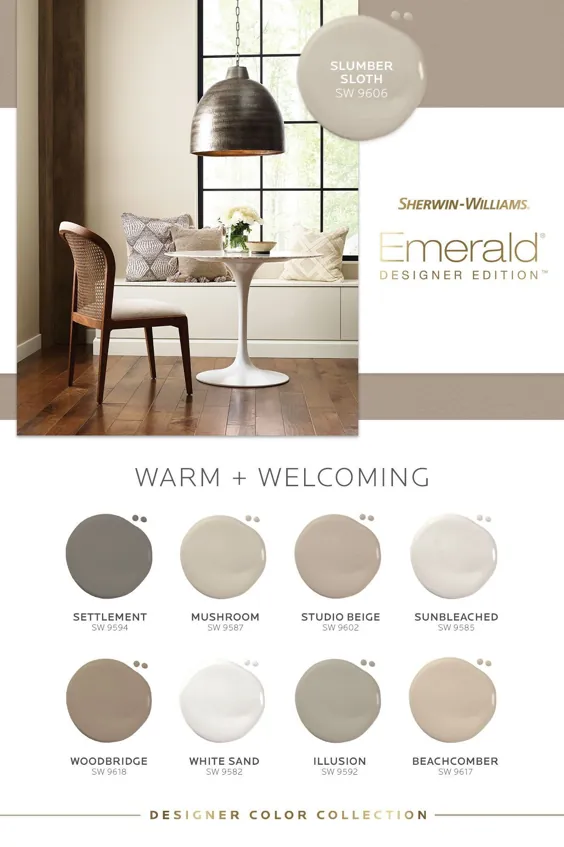 Emerald® Designer Edition TM: Warm + Welcome Palette from Sherwin-Williams
