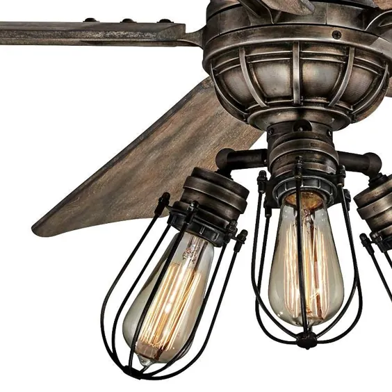 پنکه سقفی LED 56 "Minka Aire Alva Heirloom Bronze - # 37Y26 | Lamps Plus