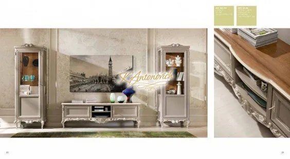 مبلمان لوکس کلاسیک ایتالیایی - شرکت لوکس طراحی داخلی در کالیفرنیا