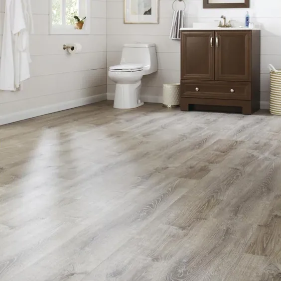 Lifeproof Sterling Oak 8.7 in. W x 47.6 in. L Luxury Vinyl Plank Flooring (20.06 sq. ft / case) -I966106L - The Home Depot