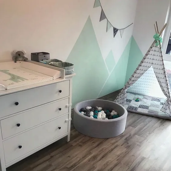 Babyzimmer Einrichtungsideen در MINT / GRAU