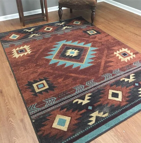 فرش جنوب غربی فرش به سبک آمریکایی های بومی فرش جنوب غربی |  اتسی