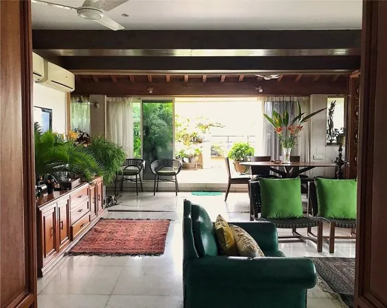 خانه خانوادگی معمار Amritha Karnakar شاهدی بر عشق آنها به عتیقه جات ، گیاهان و سفرها است |  خانه خود را بپوشانید