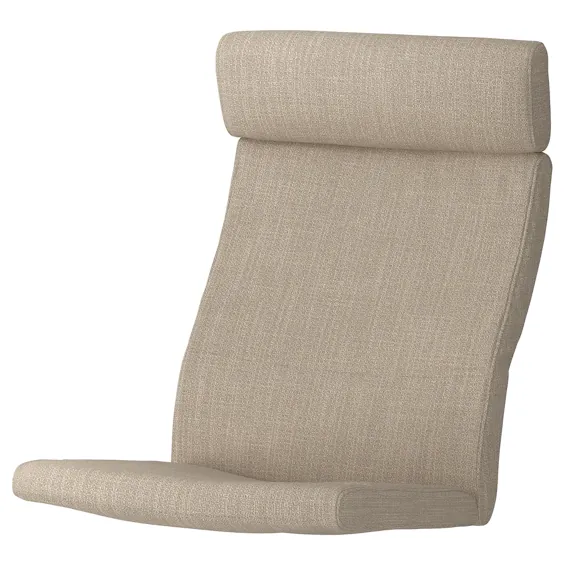 بالشتک صندلی POÄNG ، بژ هیلارد - IKEA