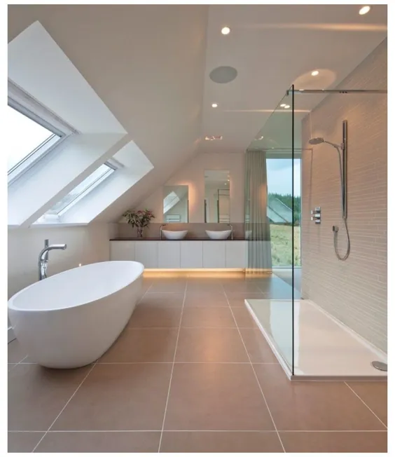 طراحی داخلی حمام لوکس مدرن