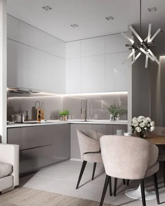 [به روزترین] 40+ ایده شیک طراحی کابینت آشپزخانه در سال 2021