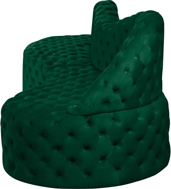 Meridian Royal Green 2 عدد دکمه عمیق منحنی تاکیدی لهجه برشی