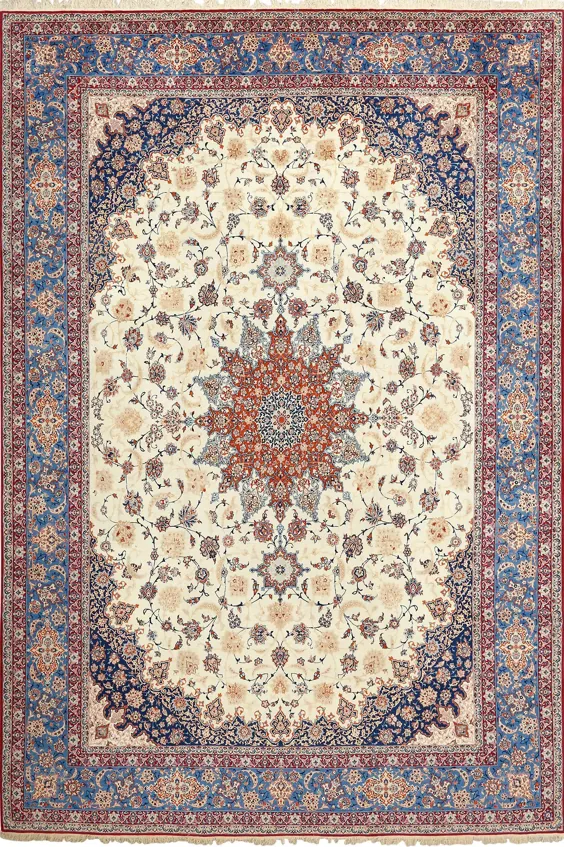 فرش ایرانی زیبا Vintage اصفهان 51078 توسط Nazmiyal