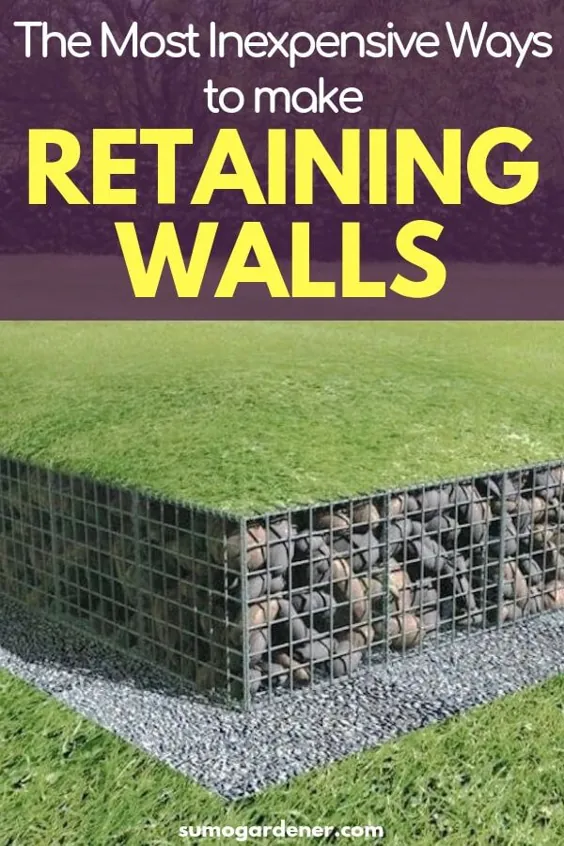 ارزان ترین راه ها برای ساخت دیوارهای حائل