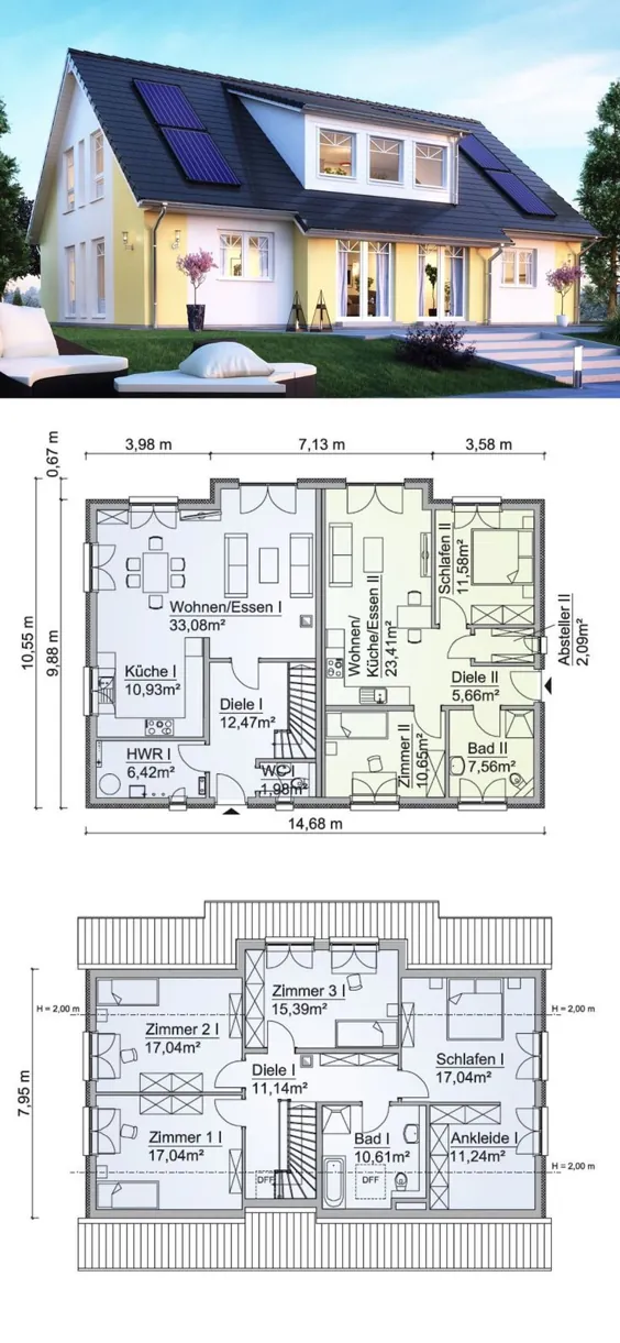 Mehrgenerationenhaus SH 232 EW im Landhaus-Stil - | HausbauDirekt.de