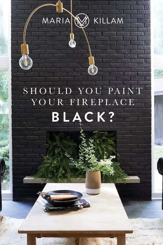 آیا باید شومینه خود را سیاه رنگ کنید؟