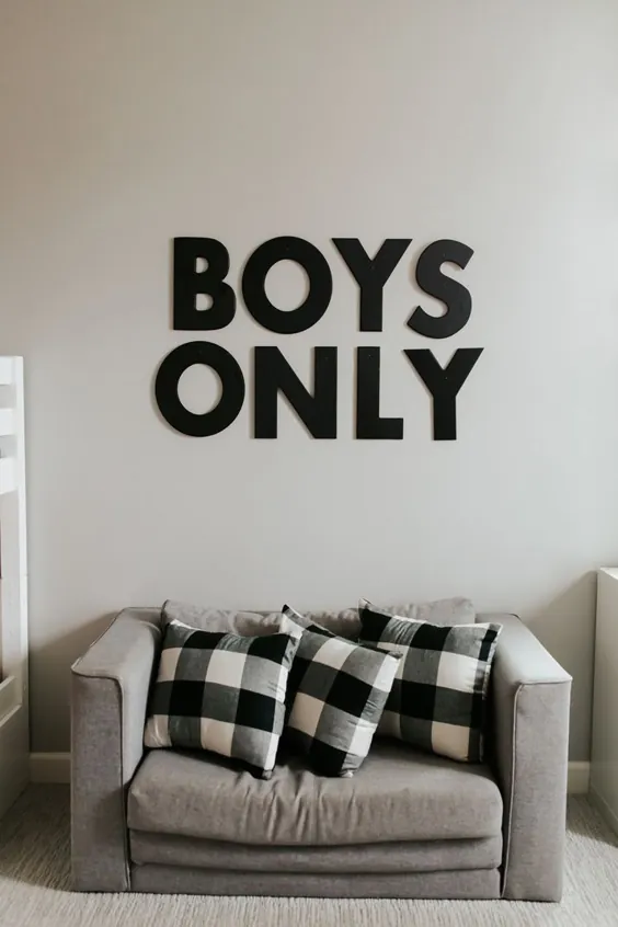 آرایش اتاق پسران با دیوار نیاز به عشق تصاویر پس زمینه وینیل |  هنر مریک