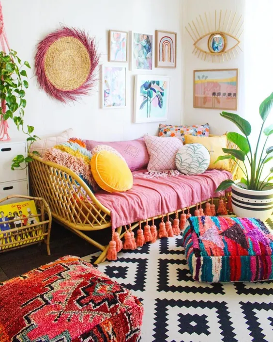 بهترین ایده های رنگارنگ اتاق خواب که در اینستاگرام پیدا کردیم