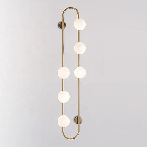 دیوارکوب Modern Sconce 6 Light Wall Sconce Gold Sconce | اتسی