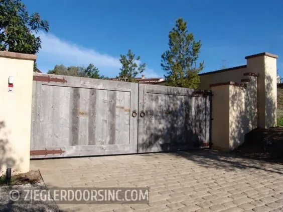 Driveway Gates - Ziegler Doors ، Inc. از اورنج کانتی ، کالیفرنیا