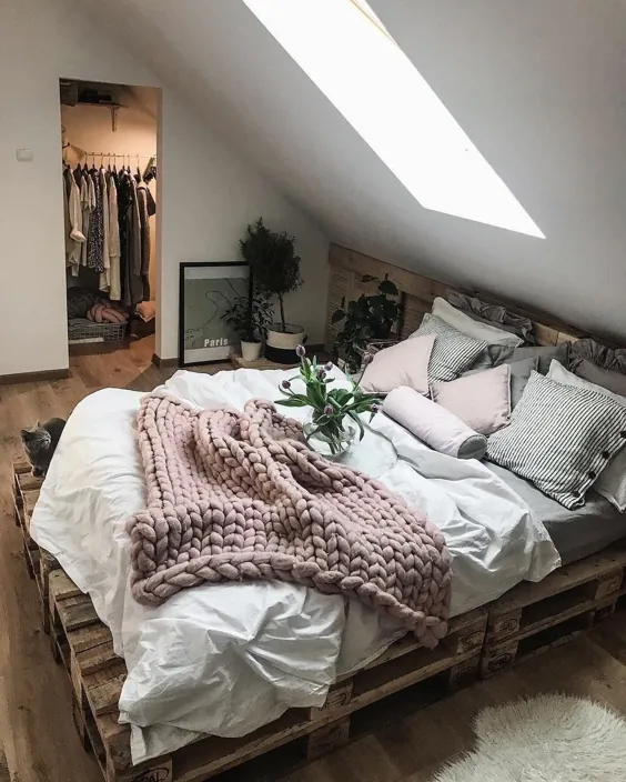 58 اتاق خواب دنج و زیبا برای ایده های دکوراسیون زمستانی ~ Matchness.com