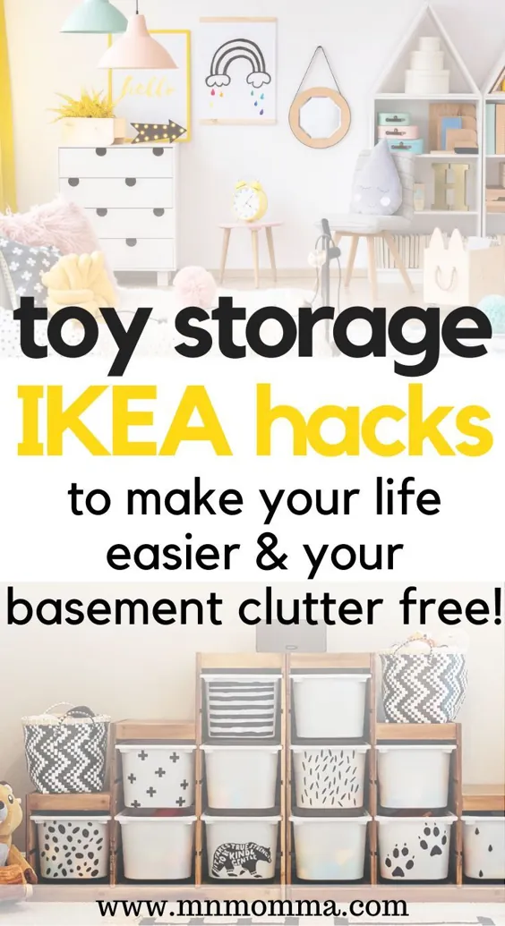 17 هک انبار اسباب بازی IKEA (برای زیبایی دوباره خانه شما)