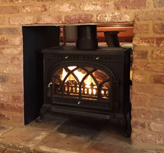 ورود به سیستم اجاق گازهای چدنی چوبی سوزاندن چند سوخت دو طرفه Victorianna |  eBay