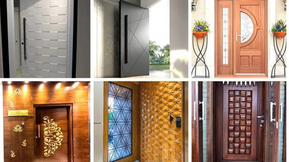 ایده های مدرن طراحی درب چوبی ، بهترین طراحی اصلی درب ورودی اصلی و ترکیبات رنگی