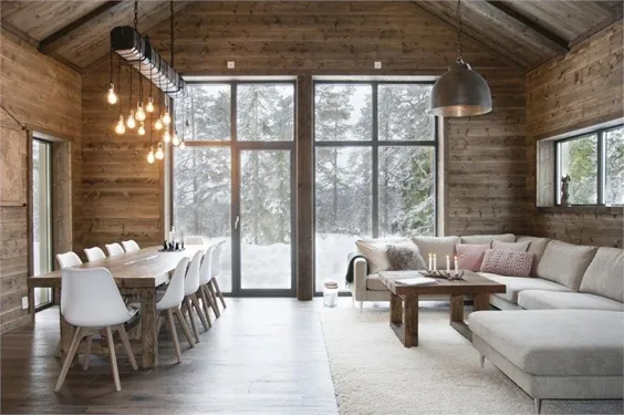 un chalet à la montagne en Suède - PLANETE DECO دنیای خانه ها