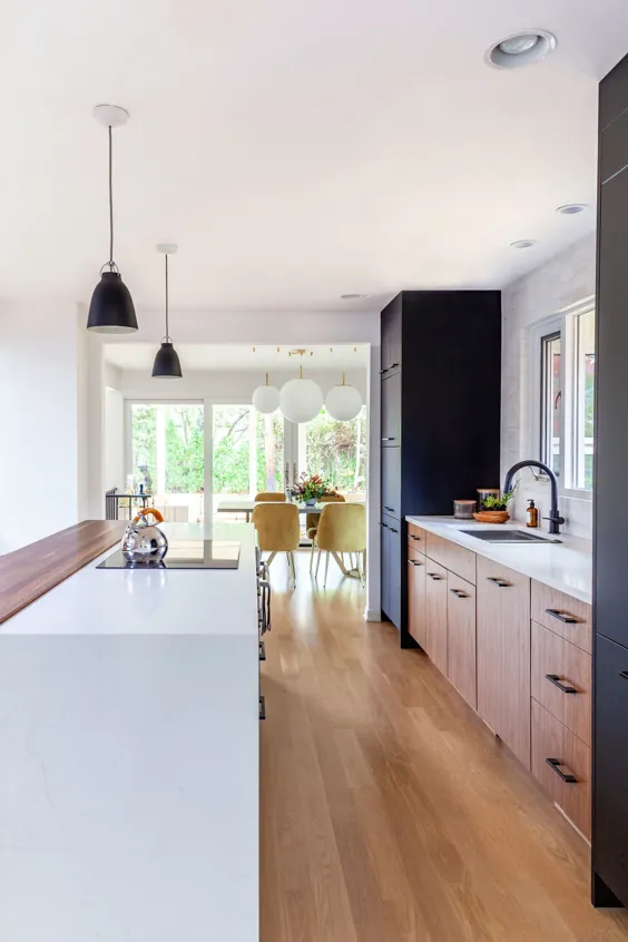 8 ایده کابینت آشپزخانه با صفحه تخت برای ایجاد فضای مدرن به فضای شما |  Hunker