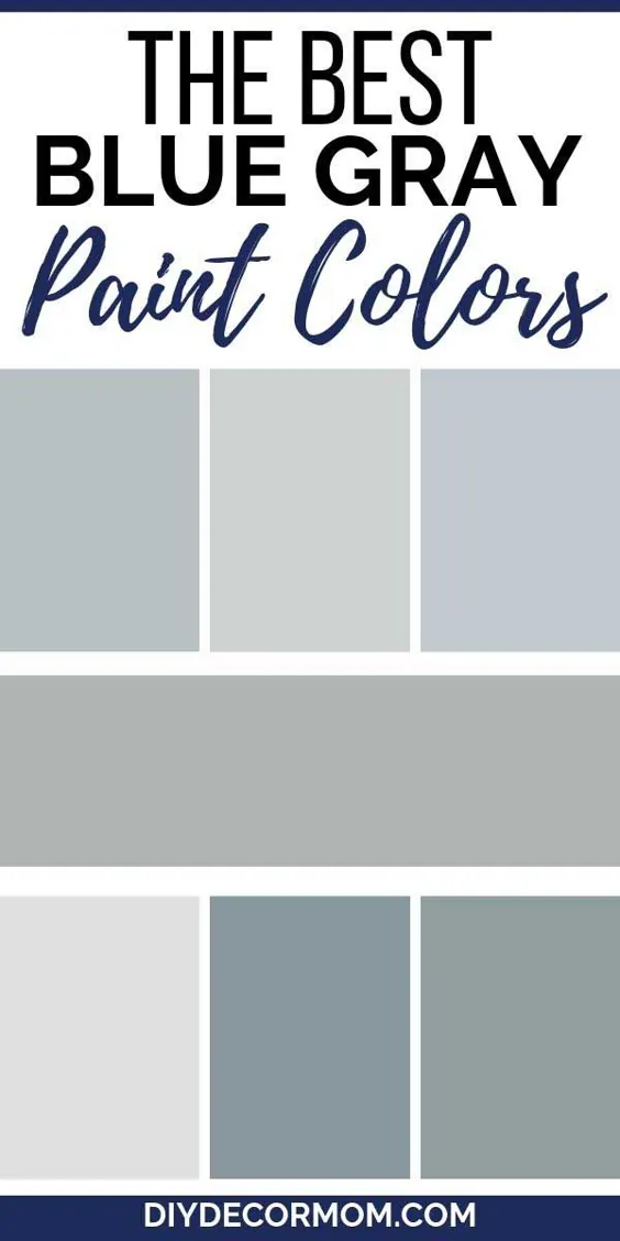 محبوب ترین رنگ های خاکستری آبی - 25+ بنجامین مور شروین-ویلیامز