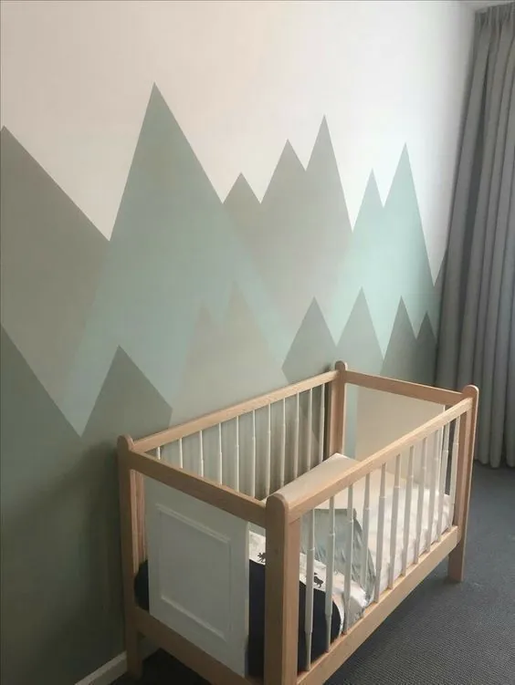 Gebirgsthemenorientierte Kindertagesstätte für Baby - #BubyBoyNursery - #Baby... - 2019 - Nursery Diy