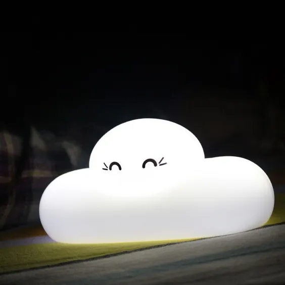 12.99 دلار آمریکا | خلاقانه 3D کارتونی ابر شبانه چراغ ، کودک شایان ستایش ابر لامپ USB حسگر قابل شارژ لمسی رویایی کوسن چراغ ابر | چراغ ابر | چراغ شب چراغ ابری - AliExpress