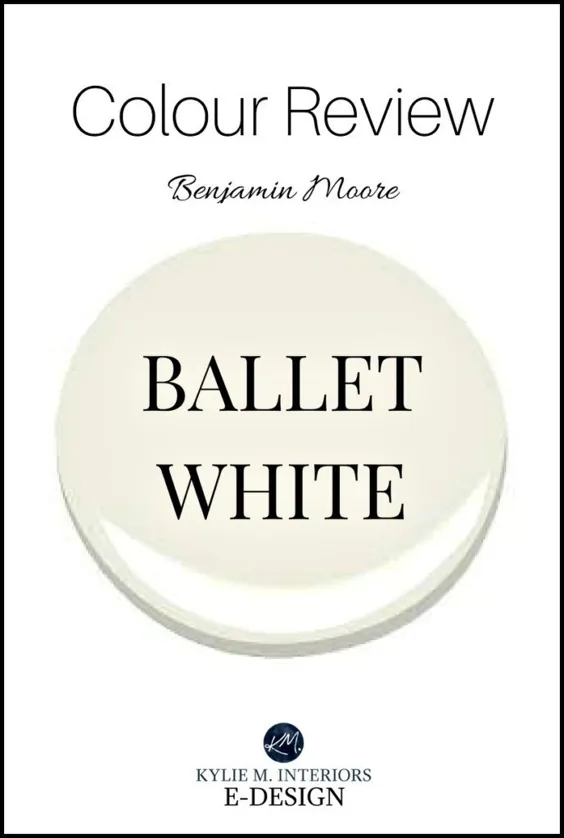 نقاشی رنگ نقد و بررسی: Benjamin Moore Ballet White OC-9 - Kylie M Interiors