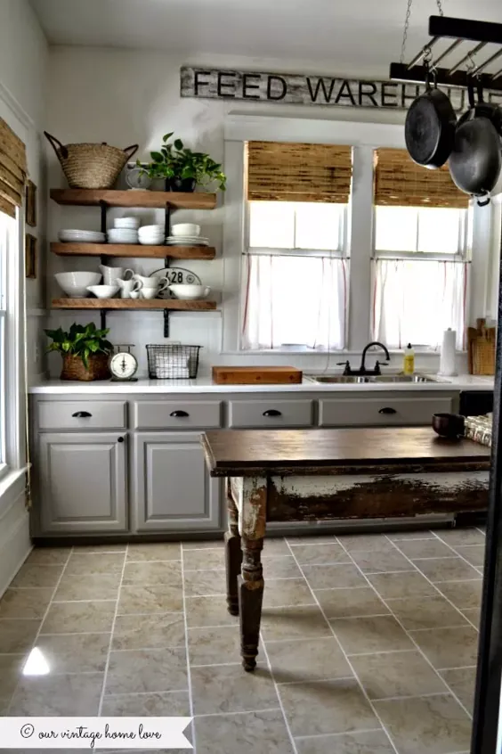 21 روش شیک برای خندق کابینت های آشپزخانه خاکستری و سفید