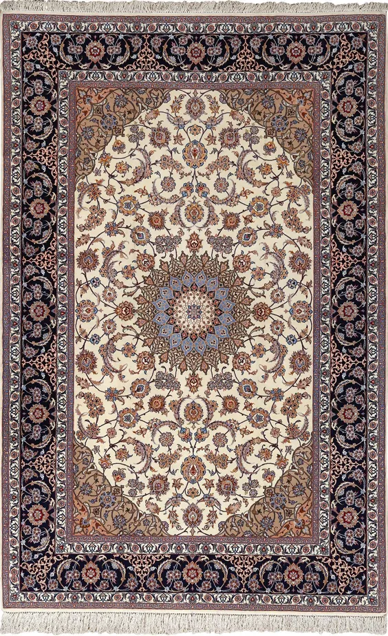 فرش ایرانی زیبا Vintage اصفهان 51148 توسط Nazmiyal