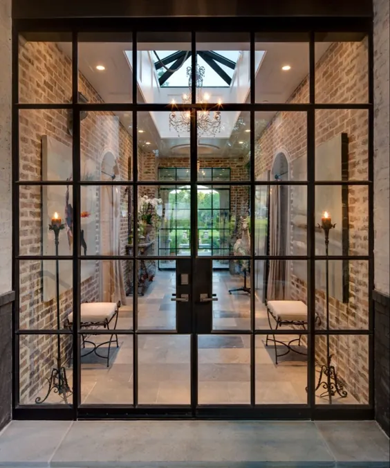درب های دوتایی فرانسوی - درها و پنجره های فلزی Portella