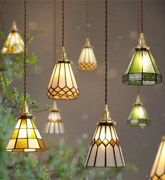 نور آویز شیشه ای سقف شفاف روشنایی عربی |  اتسی