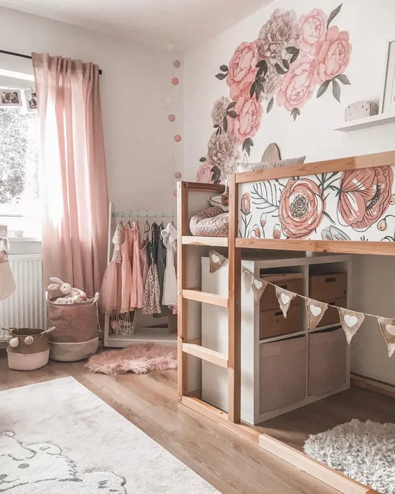 اتاق های کودکانه STYLISH با تخت های IKEA - فضای داخلی کودکان