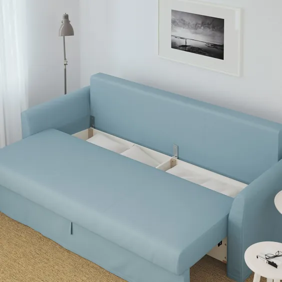 مبل خوابیده HOLMSUND ، Orrsta آبی روشن - IKEA