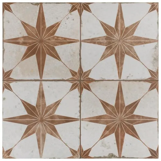 Merola Tile Kings Star Oxide Encaustic 17-5 / 8 in. x 17-5 / 8 in. کف سرامیک و کاشی دیواری (33 مورد / 363.66 متر مربع / پالت) -FPESTRO - انبار خانه