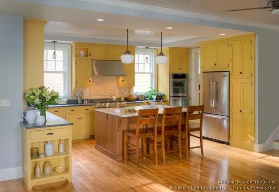 عکس آشپزخانه - سنتی - کابینت آشپزخانه دو رنگ (صفحه 5)