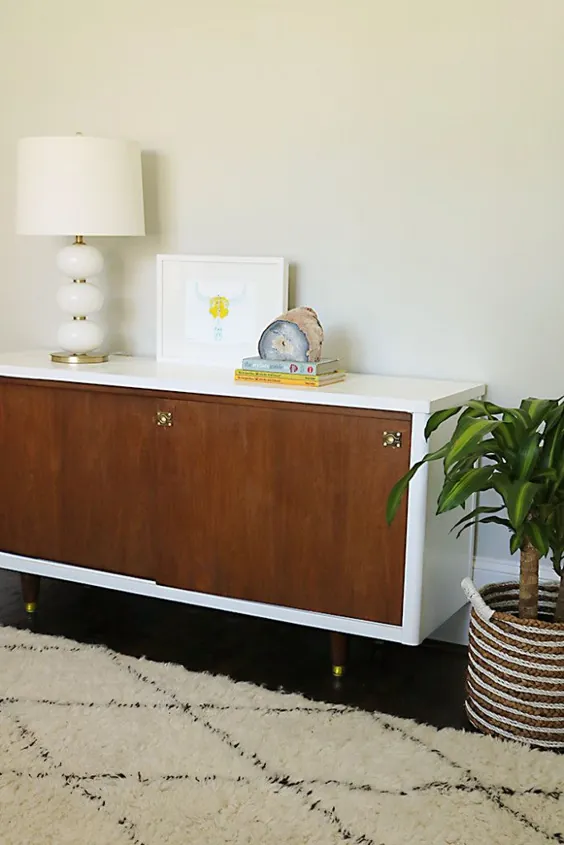 قبل از + بعد: لاک مدرن Credenza Makeover - Darling Darling | یک وبلاگ طراحی سبک زندگی