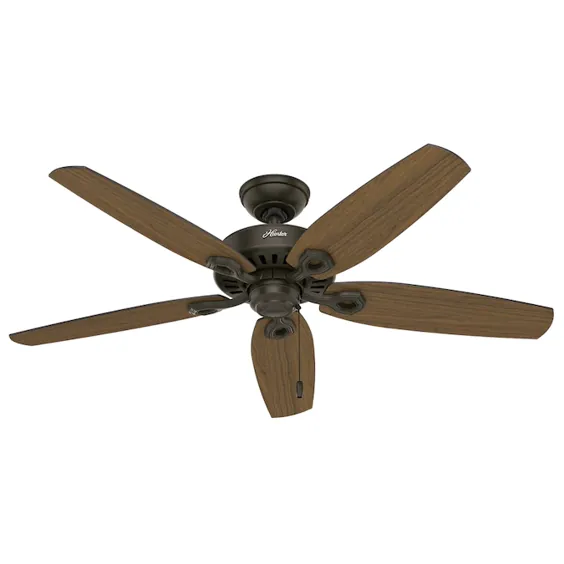 Hunter Builder Elite 52-in New Bronze Indoor / Outdoor Fan Fan (5 Blade) Lowes.com