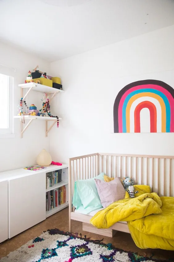اتاق های خواب کودکان: از کودک نو پا تا تختخواب بچه بزرگ - اینجا و آنجا