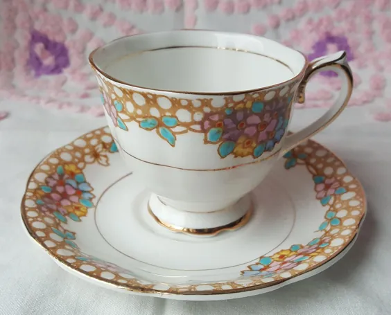 جام چای سلطنتی و نعلبکی |  اتسی