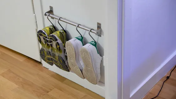 ذخیره سازی کفش فوق العاده جمع و جور با استفاده از GRUNDTAL - IKEA Hackers