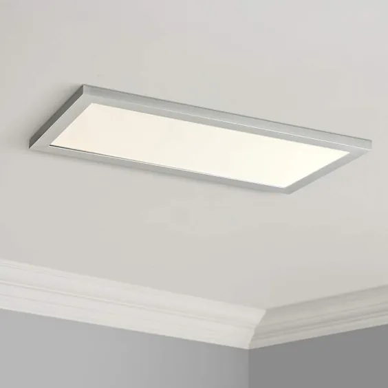 Maxim Sky Panel 23 1/2 "Wide Silver LED Light سقف - # 53V52 | لامپ های Plus