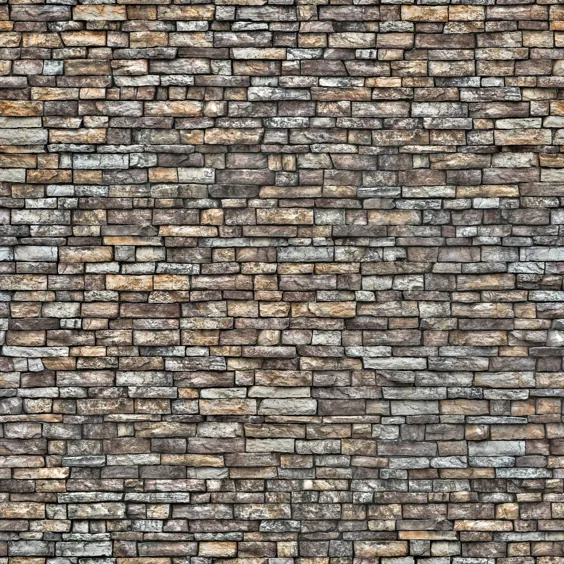 دیوار سنگی مستطیل شکل گرم - بافت های بدون درز و رایگان