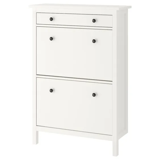 کابینت کفش HEMNES با 2 محفظه سفید ، 35x50 "- IKEA