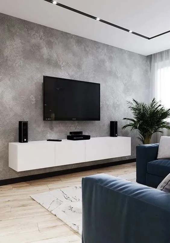 10 ایده در مورد نحوه تزئین دیوار تلویزیون |  دکوهولیک