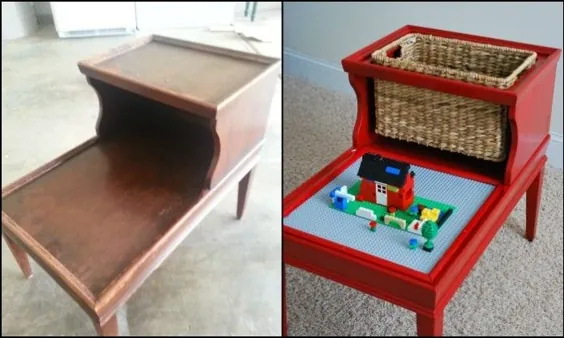 یک مبلمان قدیمی را به یک میز لگو هوشمند تبدیل کنید که محل نگهداری آن برای بچه هاست!  |  پروژه های شما @ OBN