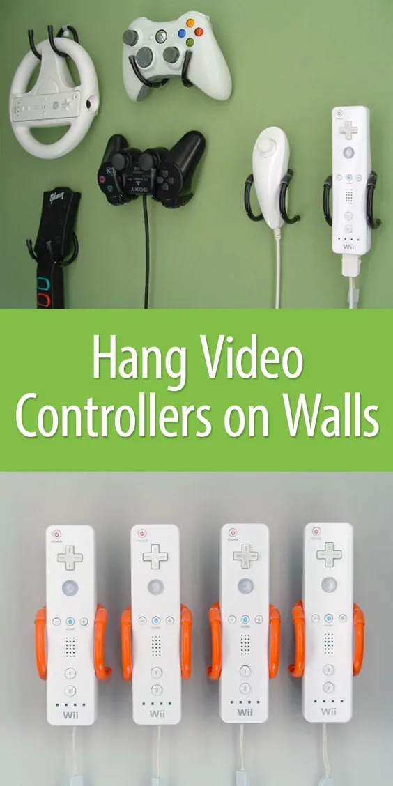 کلیپ دیواری - کنترل کننده های ویدئو را روی دیوارها آویزان کنید