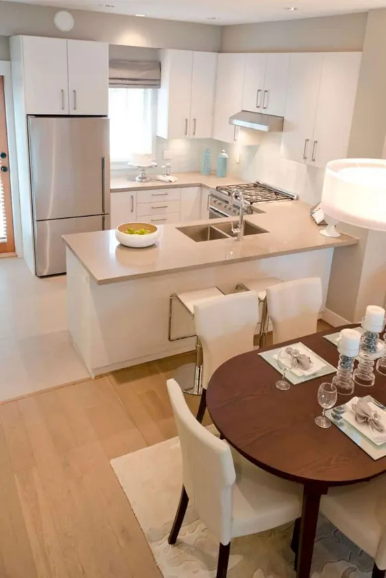 راهنمای طراحی آشپزخانه کوچک کارآمد برای آپارتمان