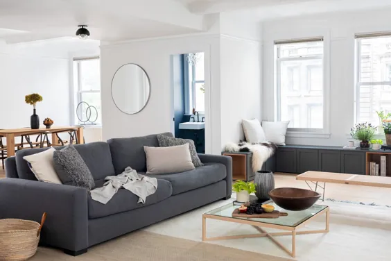عکس 14 از 20 در قبل و بعد: یک آپارتمان در شهر نیویورک می رود